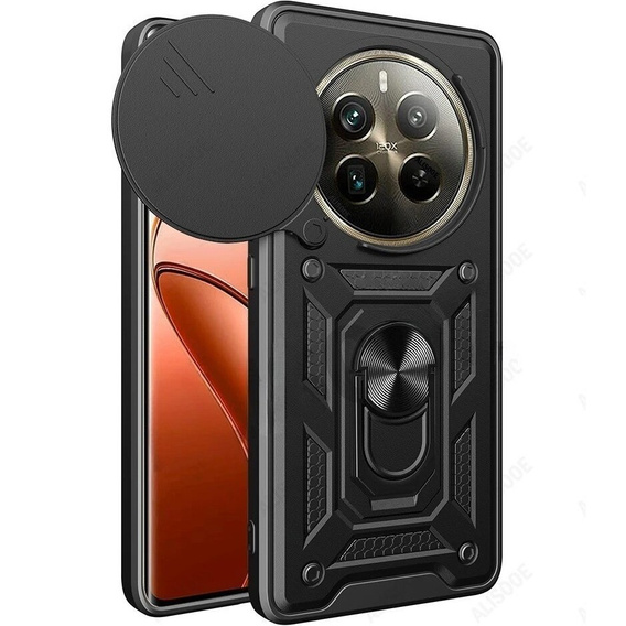 Obal na mobil pre Realme 12 Pro 5G / 12 Pro+ 5G, CamShield Slide, čierne