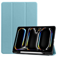 Puzdro pre iPad Pro 11 2024, Smartcase s priestorom pre stylus, modré