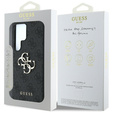 GUESS Obal na mobil pre Samsung Galaxy S25 Ultra, 4G Big Metal Logo, čierne