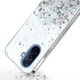 Obal na mobil pre Huawei Nova Y70, Glittery, priehľadné