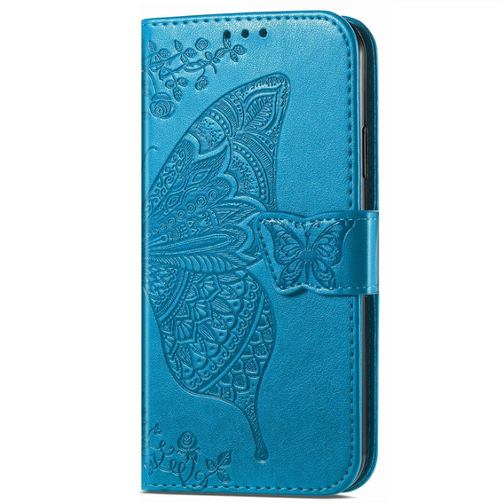 Klapkové puzdro pre Xiaomi 13, Butterfly, modré