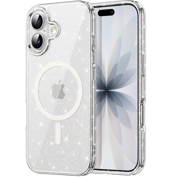 Puzdro pre iPhone 17, pre MagSafe, trblietavé, transparentné