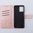 Klapkové puzdro pre Motorola Moto G54 5G, Butterfly, ružové rose gold