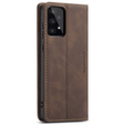 CASEME puzdro pre Samsung Galaxy A53 5G, Leather Wallet Case, káva