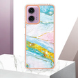 Ochranné puzdro pre Motorola Moto G24 / G24 Power / G04, Marble Slim Case, modré