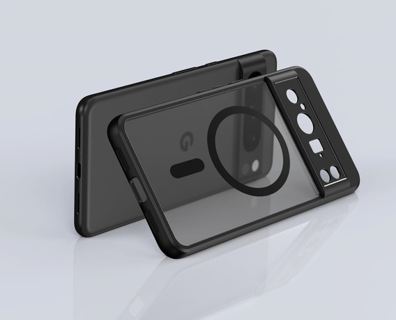 Puzdro pre Google Pixel 8 Pro, pre MagSafe, ERBORD Matt Case, čierny