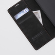 Puzdro pre Oppo A78 4G, ERBORD Vintage, peňaženka s chlopňou, čierne