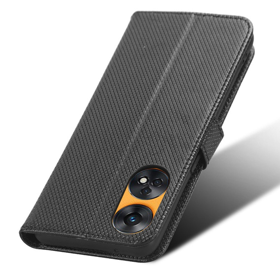 Klapkové puzdro pre Oppo Reno8 T 4G, Wallet Smart Magnet, čierne