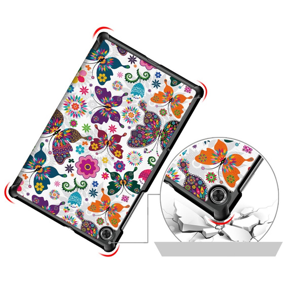 Puzdro pre Lenovo Tab M10 Plus TB-X606F, Smartcase, Butterfly