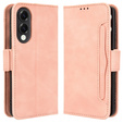Klapkové puzdro pre Samsung Galaxy S25 Edge, Card Slot, ružové
