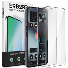 2x tvrdené sklo pre Samsung Galaxy A15 4G / A15 5G / M15, ERBORD 9H Hard Glass na displeji