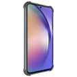IMAK Obal na mobil pre Samsung Galaxy A25 5G, Dropproof, transparentné / čierne