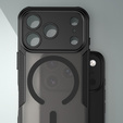 Puzdro pre iPhone 17 Pro Max, pre MagSafe, pancierované, čierne