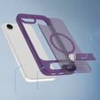 Puzdro pre iPhone 16E, Kickstand Matt Case, pre MagSafe, fialové