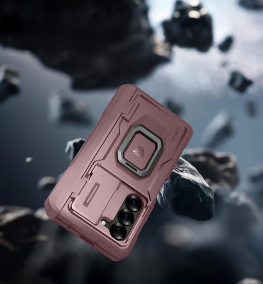 Obrnené puzdro pre Samsung Galaxy Z Fold 6 5G, Dexnor Full Body S-Pen Slot, ružové