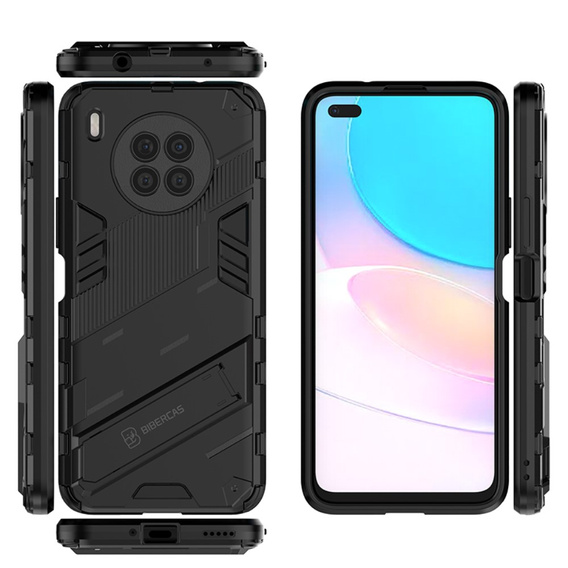 Puzdro pre Huawei Nova 8i /Honor 50 Lite, Military kickstand, modré