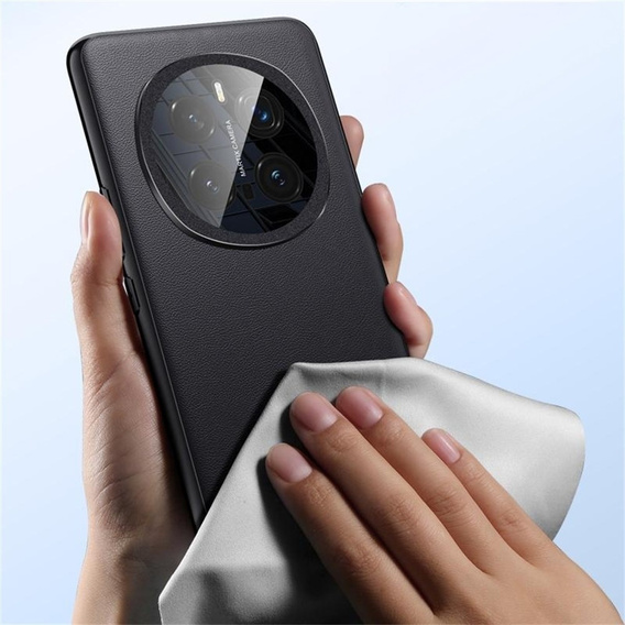 Obal na mobil pre Honor Magic 7 Pro 5G, Leather Hybrid MagSafe, čierne
