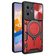 Pancierované puzdro pre Infinix Hot 40i, CamShield Slide, červené