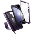Obrnené puzdro pre Samsung Galaxy Z Fold 5 5G, Dexnor Full Body S-Pen Slot, fialové