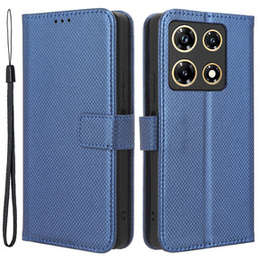 Klapkové puzdro pre Infinix Note 30 Pro 4G, Wallet Smart Magnet, modré