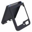 Puzdro pre Samsung Galaxy Z Flip7 FE / Z Flip6, Aramid Fiber Cover, čierne