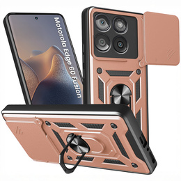 Obal na mobil pre Motorola Edge 60 / 60 Fusion, CamShield Slide, ružové