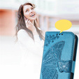 Klapkové puzdro pre Motorola Edge 50 Ultra, Butterfly, modré