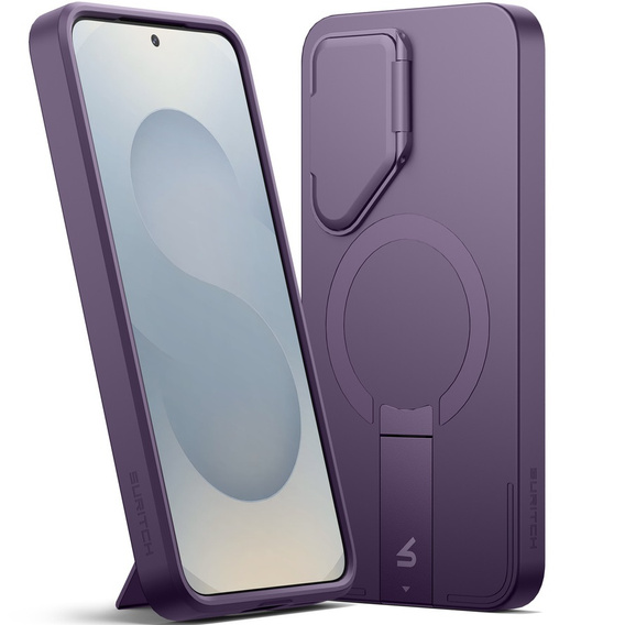 Puzdro pre Samsung Galaxy S25+ Plus, Suritch Shockproof, pre MagSafe, fialové