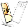 Obal na mobil pre Realme C53 4G, Dropproof, priehľadné