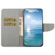 Klapkové puzdro pre Xiaomi Redmi 13C / Poco C65, Wallet, Painted Flowers, fialový