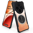 Puzdro pre Oppo Reno 12F / 12S, s magnetickým štítkom, transparentné / čierne