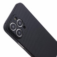 Puzdro pre iPhone 15 Pro Max, Aramid Fiber Cover, čierne