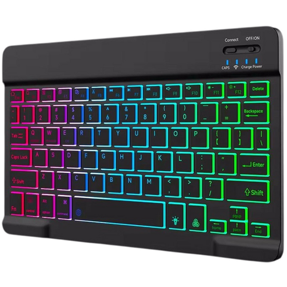 Puzdro + klávesnica Apple iPad Pro 11" 5 gen. 2024, Leather Pen Slot TouchPad, čierne