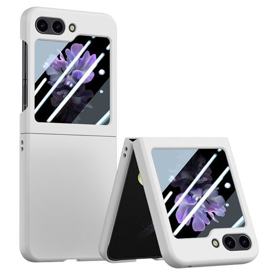 Puzdro pre Samsung Galaxy Z Flip7 FE / Z Flip6, PC Case, biele