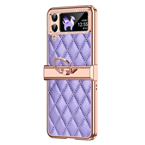 Puzdro pre Samsung Galaxy Z Flip 4 5G, Rhombus Grid