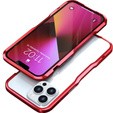 Puzdro LUPHIE pre iPhone 13 Pro, Armor Bumper, červené