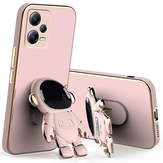 Obal na mobil pre Xiaomi Redmi Note 12 5G / POCO X5 5G, Astronaut, ružové