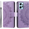 Klapkové puzdro pre Xiaomi Redmi Note 12 4G, Mandala, fialové