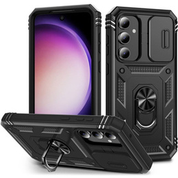 Obal na mobil pre Samsung Galaxy S23 FE, CamShield Slide, čierne