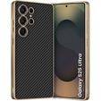 Puzdro pre Samsung Galaxy S25 Ultra, GKK Leather, carbon čierne