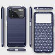 Obal na mobil pre Xiaomi Poco X4 Pro 5G, Carbon, modré