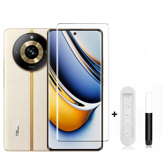 UV tvrdené sklo pre Realme 11 Pro / 11 Pro +