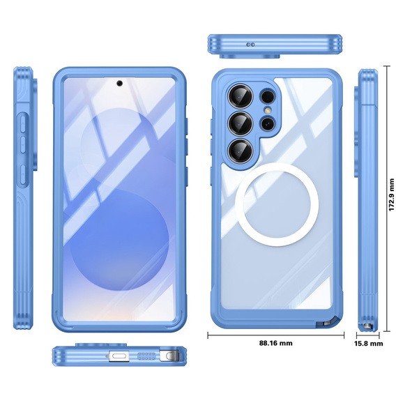 Odolné puzdro so sklom, pre MagSafe pre Samsung Galaxy S26 Ultra