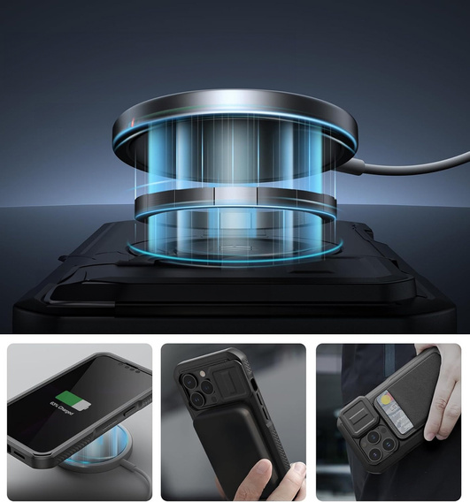 Obrnené puzdro Dexnor CamProtect MagSafe pre iPhone 13 Pro