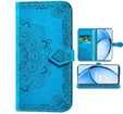 Klapkové puzdro pre Oppo A60, Mandala, modré