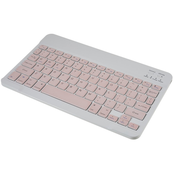 Puzdro + klávesnica Samsung Galaxy Tab S7 T870/T875 / S8, Pen Slot, ružové rose gold