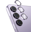 2x tvrdené sklo ERBORD na kameru Samsung Galaxy S24+ Plus, fialové