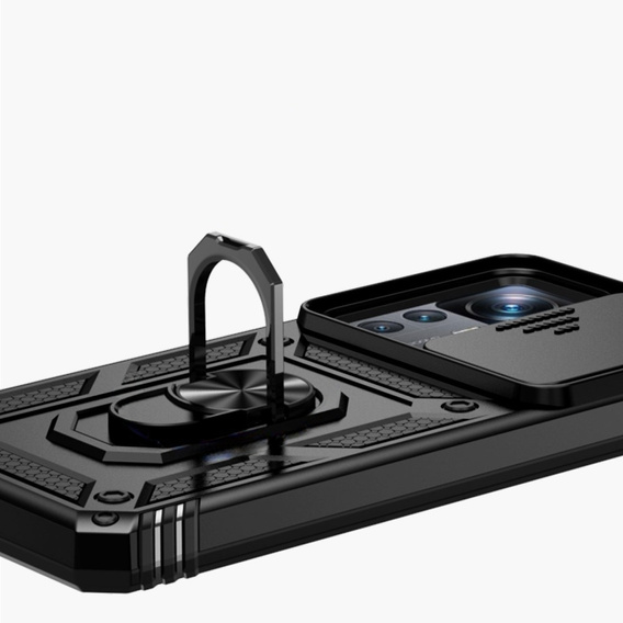 Obal na mobil pre Xiaomi 12T 5G / 12T Pro 5G, CamShield Slide, čierne