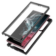 Puzdro pre Samsung Galaxy S22 Ultra 5G, Shockproof, s fóliou, modré