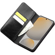 Flipové puzdro pre Samsung Galaxy S25 FE, QIALINO Leather Wallet, čierne